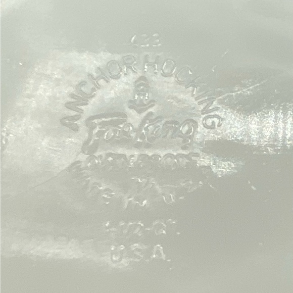 Vintage Anchor Hocking -  Fire King 1 1/2 Quart Oval Covered Meadow Green 433 - Picture 11 of 11